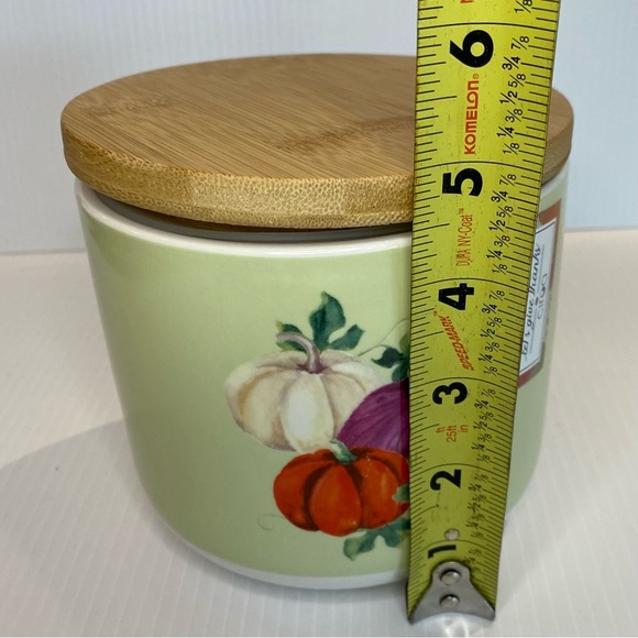 Ciroa Ceramic 5x5in Pumpkin Canister - Picture 8 of 11